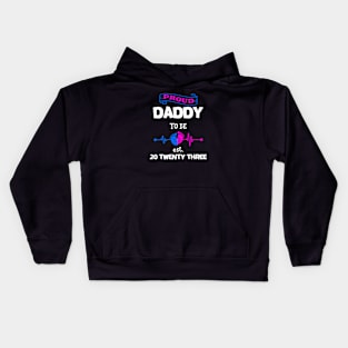 Promoted to Daddy Kids Hoodie